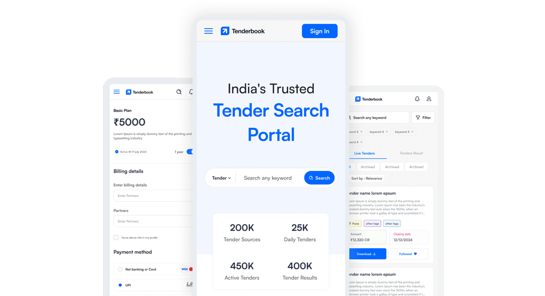 Comprehensive Tender Database 